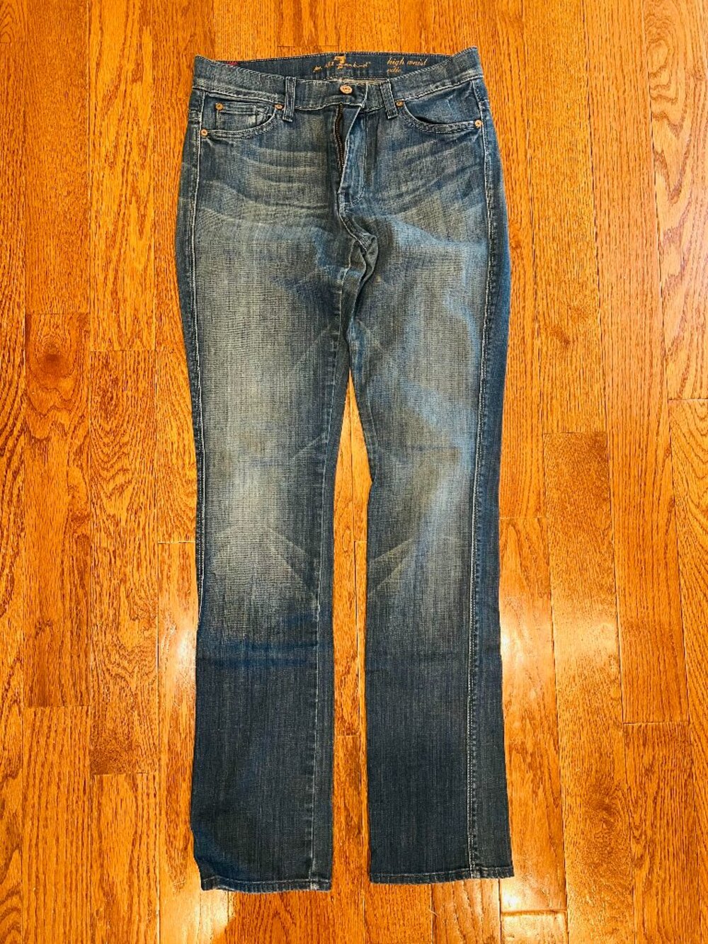 7 Seven for All Mankind High Waist Edie Jeans Size 27